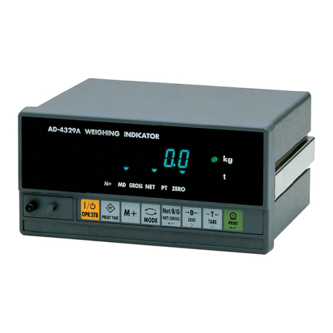 A&D AD-4329A User manual