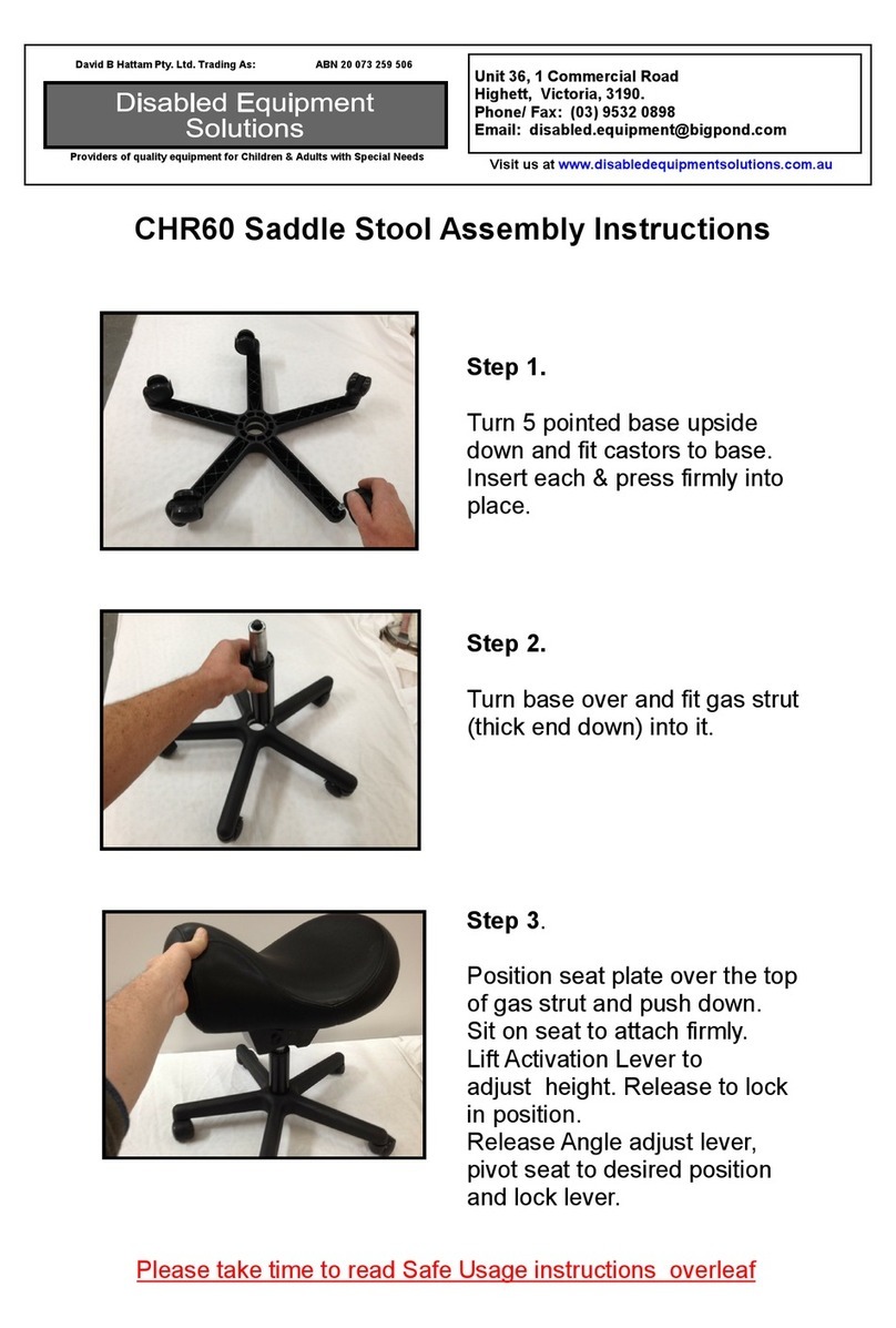 Disabled Equipment Solutions CHR60 Instructions for use