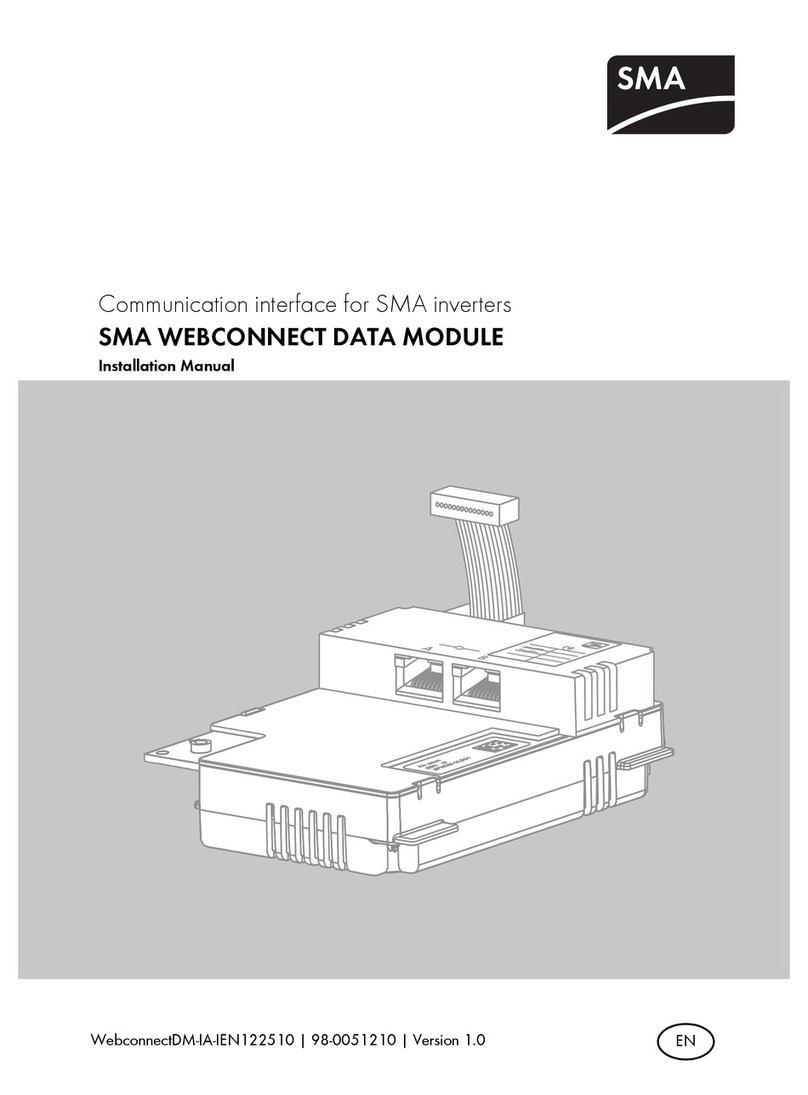 SMA Webconnect Data Module installation manual