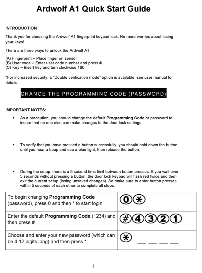 Ardwolf A1 Quick start guides