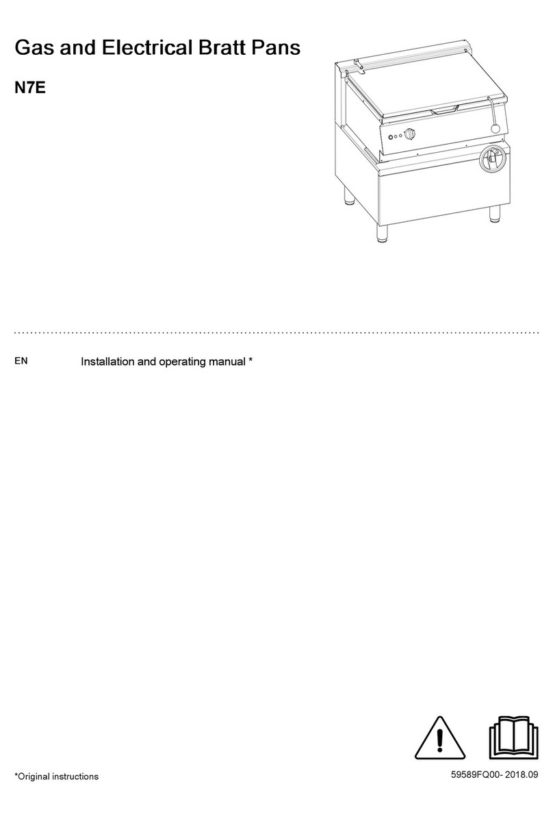 Electrolux N7E Installation and operating manual