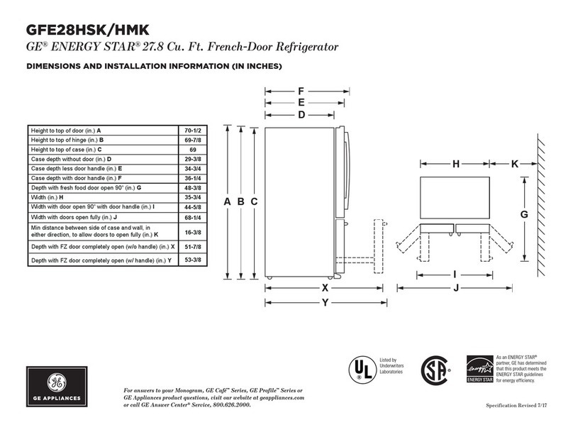 GE GFE28HSK Manual
