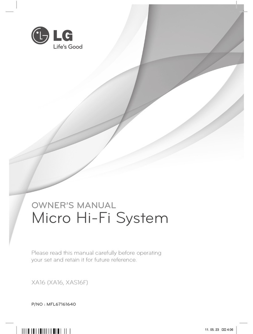 LG XA16 User manual