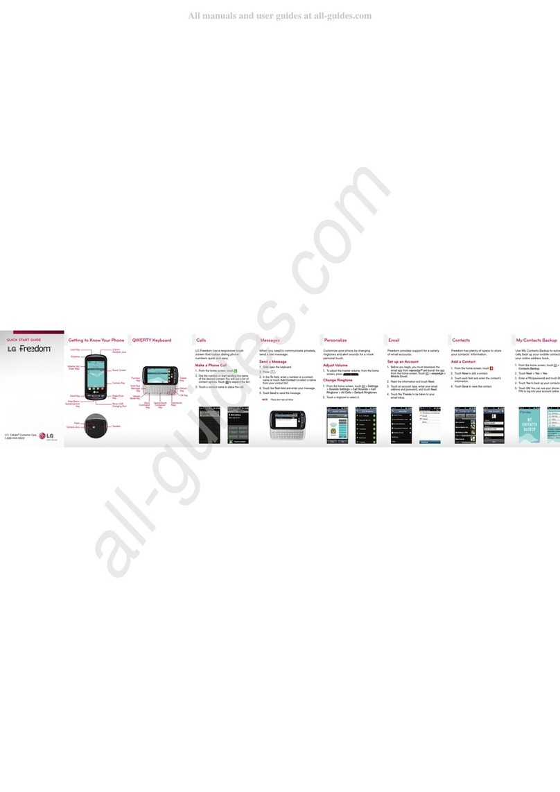 LG Freedom User manual