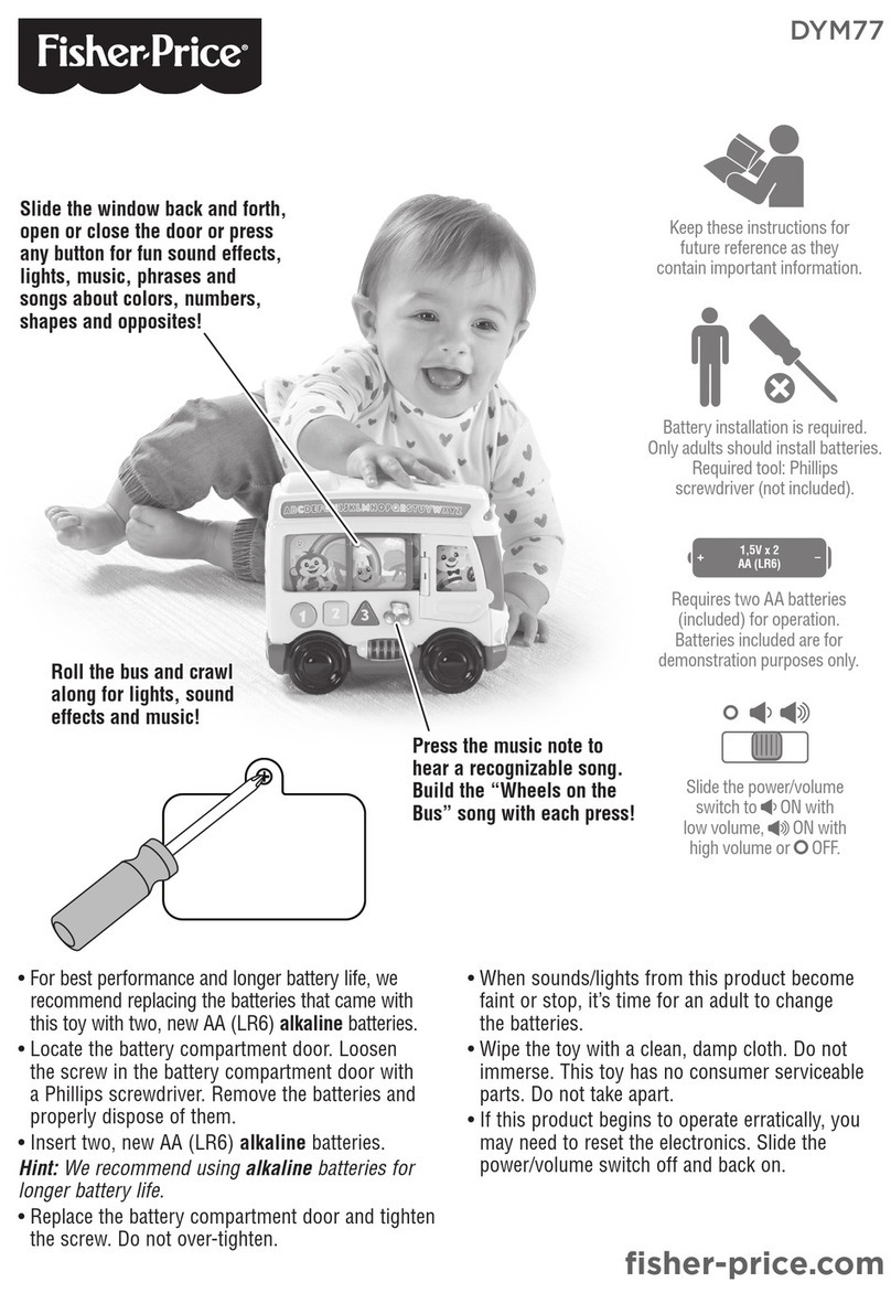 Fisher-Price DYM77 manual