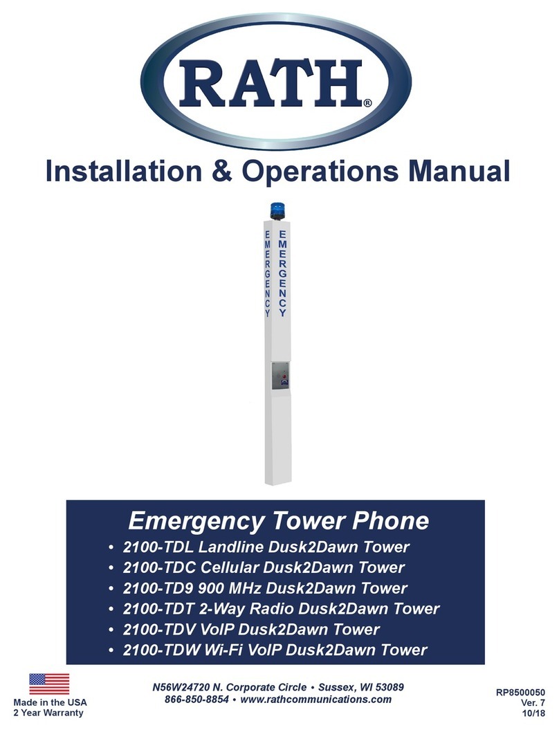 Rath 2100-TDL User manual