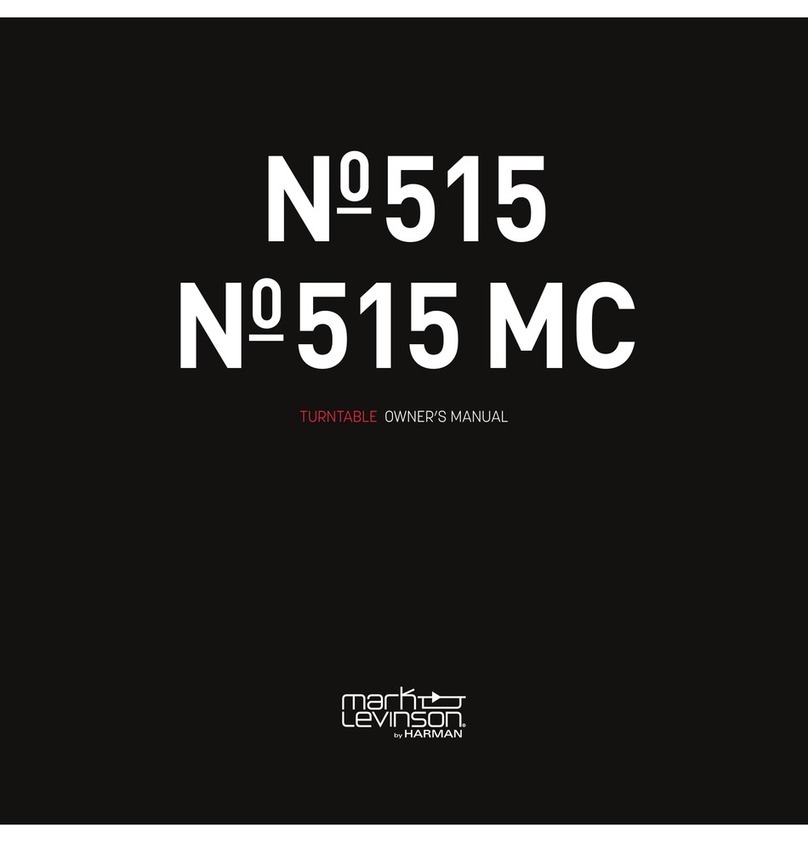Mark Levinson 515 owner's manual
