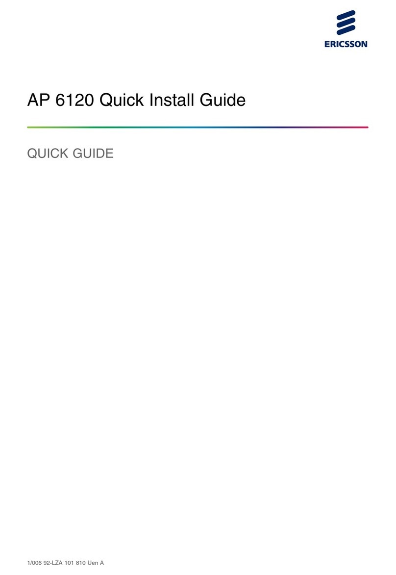 Ericsson AP 6120 User manual