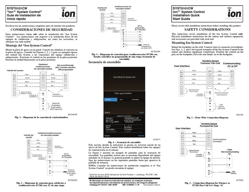 ION Ion SYST0101CW Installation & quick start guide