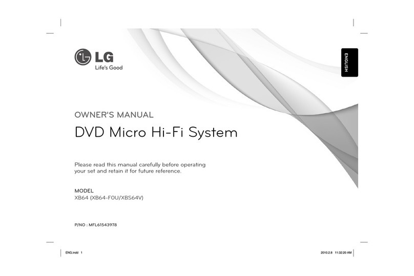 LG XB64 owner's manual