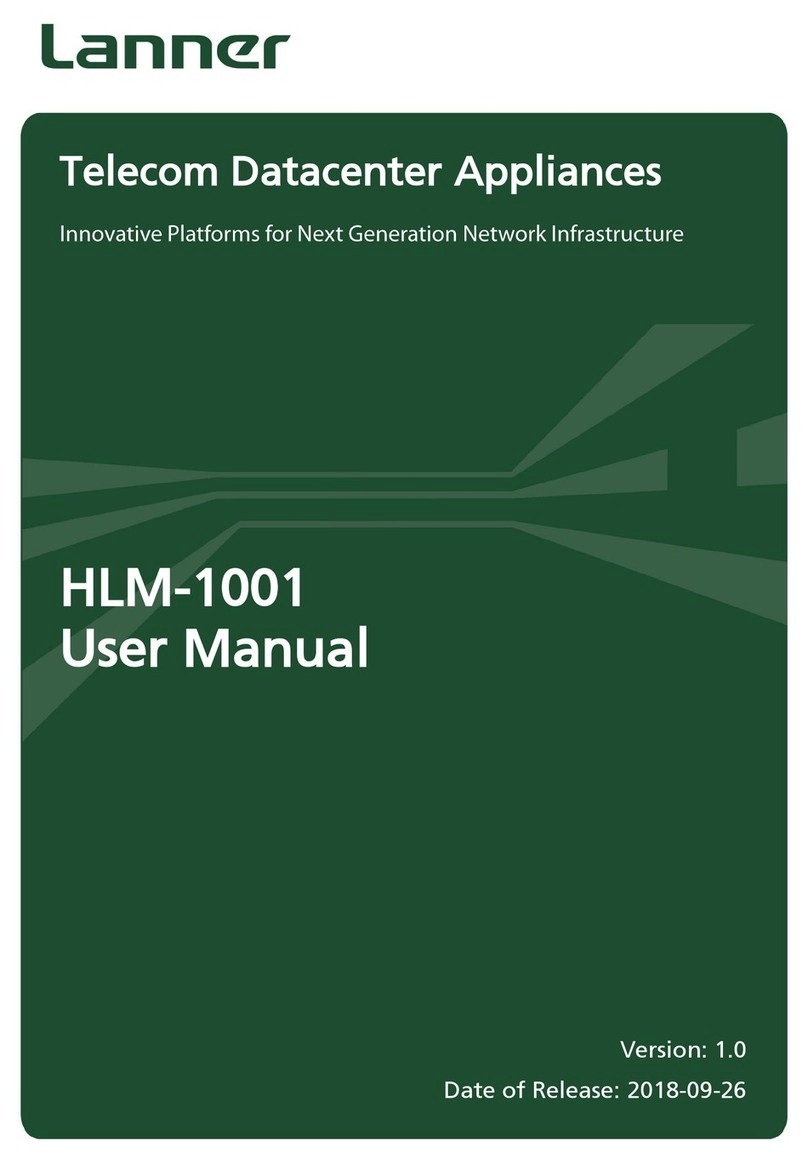 Lanner HLM-1001 user manual