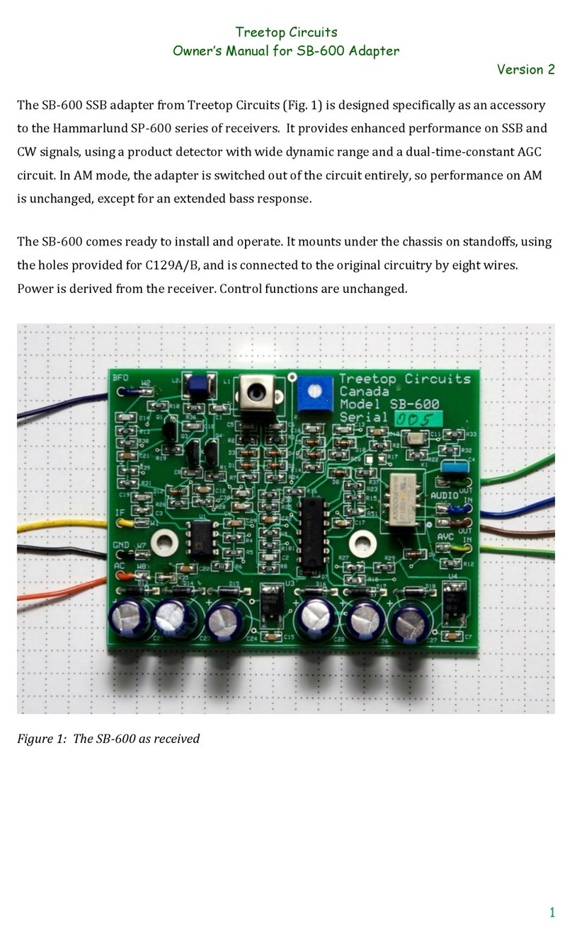 Treetop Circuits SB-600 User manual