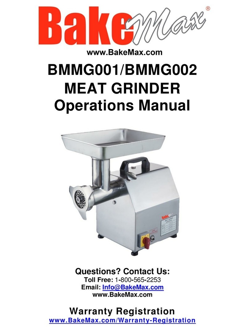Bake Max BMMG001 Operation manual