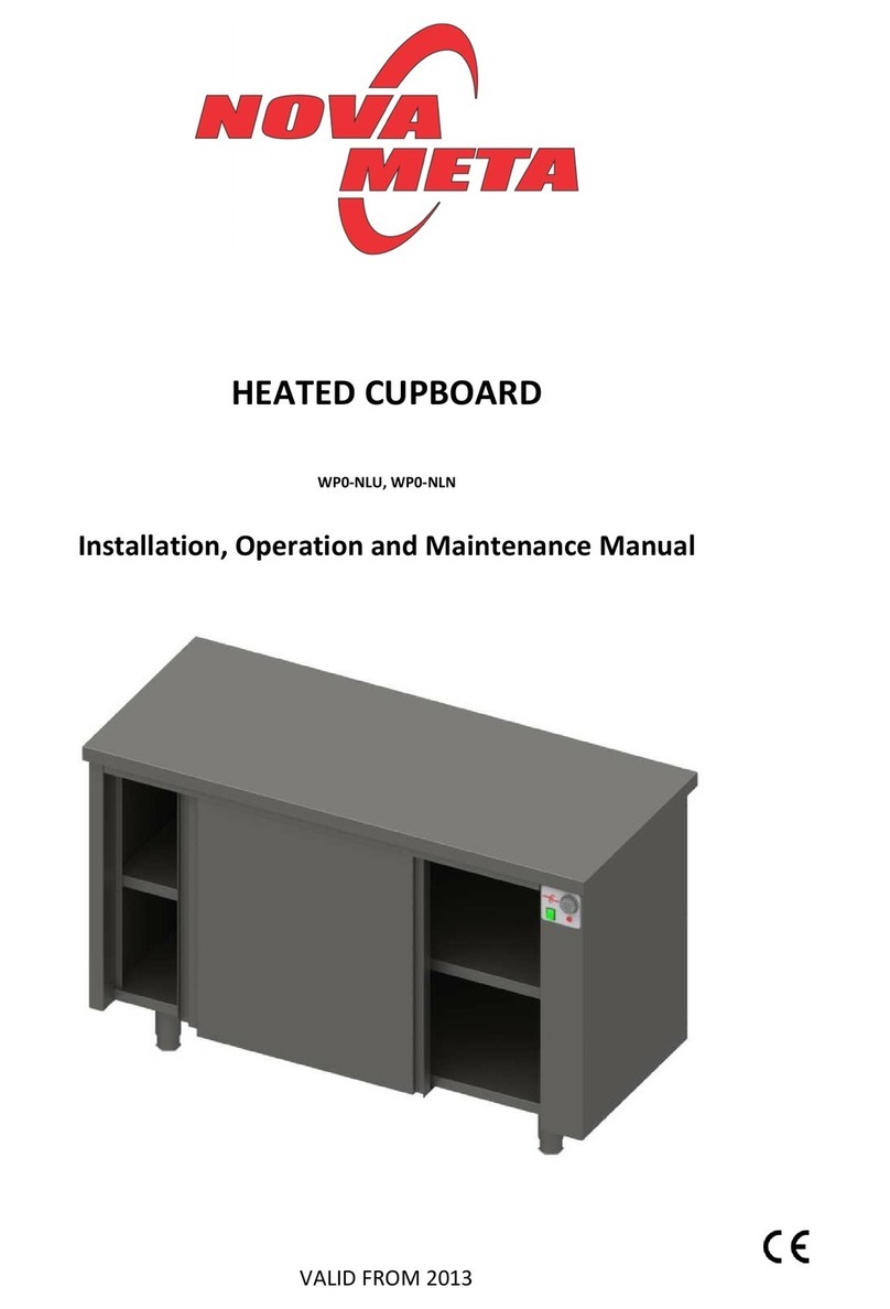Novameta WP0-NLU Installation, operation and maintenance manual