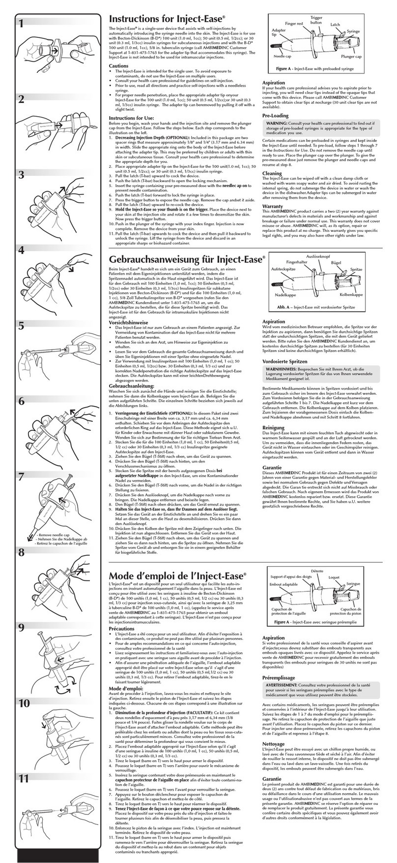AmbiMedInc Inject-Ease instructions