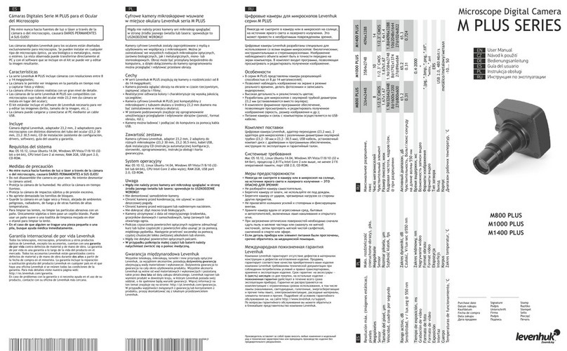 Levenhuk M800 PLUS User manual