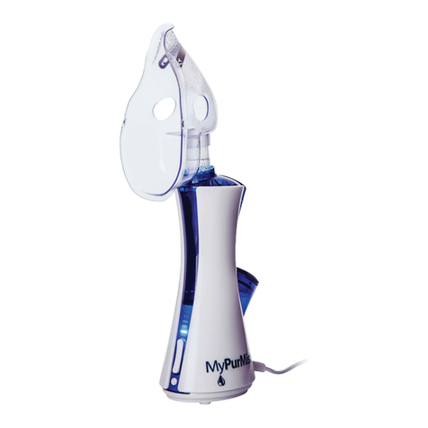 MyPurMist handheld steam inhaler user manual