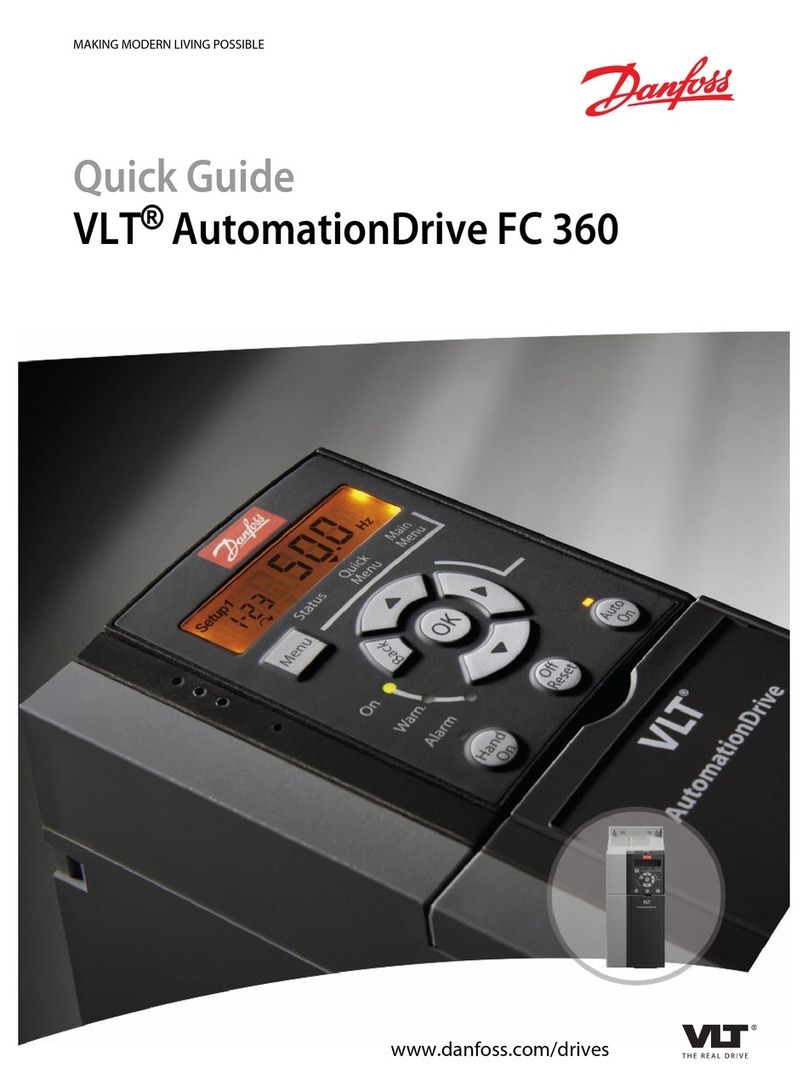 Danfoss VLT AutomationDrive FC 360 User manual