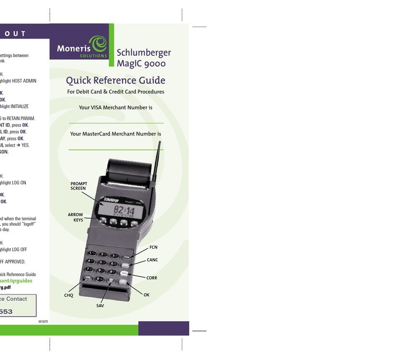 Schlumberger MagIC 9000 Quick reference guide