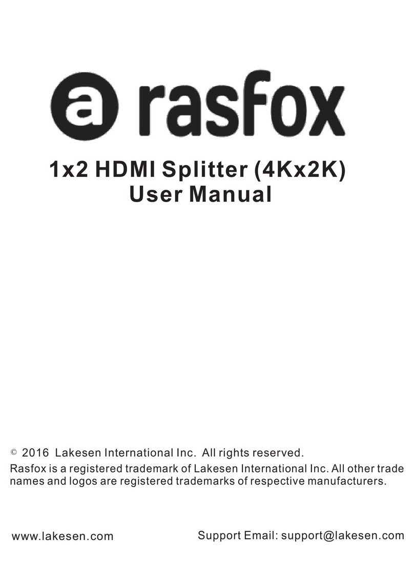 Rasfox UH132 user manual