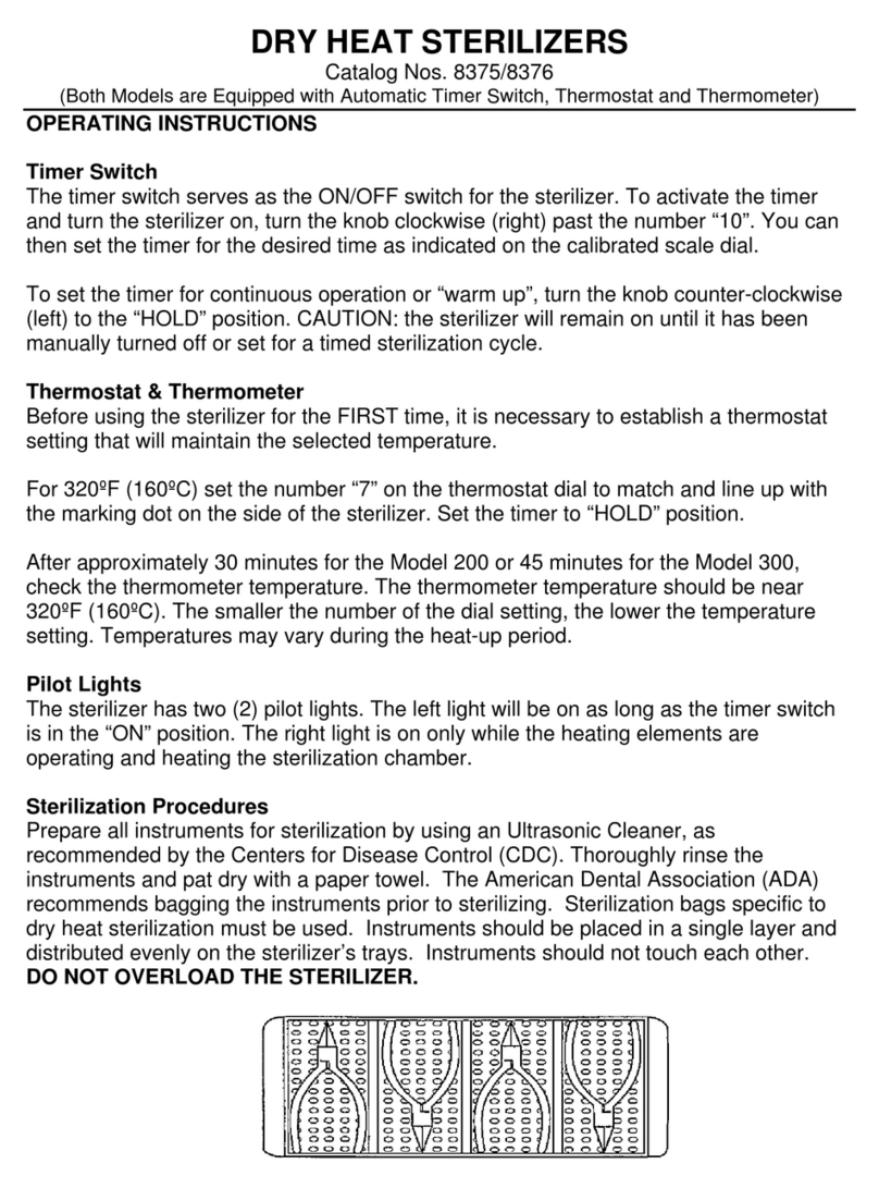 Grafco 8375 operating instructions
