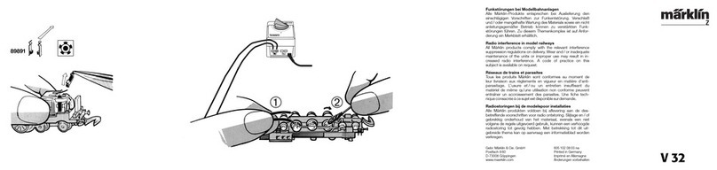 marklin V 32 User manual