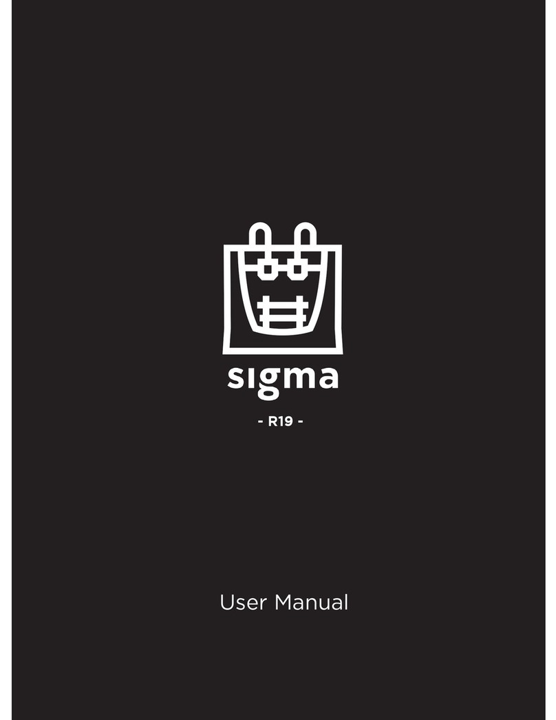 Sigma R19 user manual