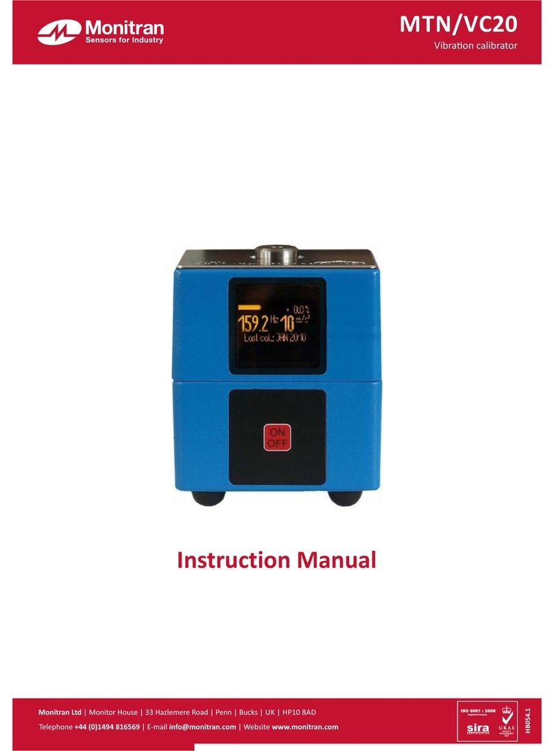 Monitran MTN/VC20 instruction manual