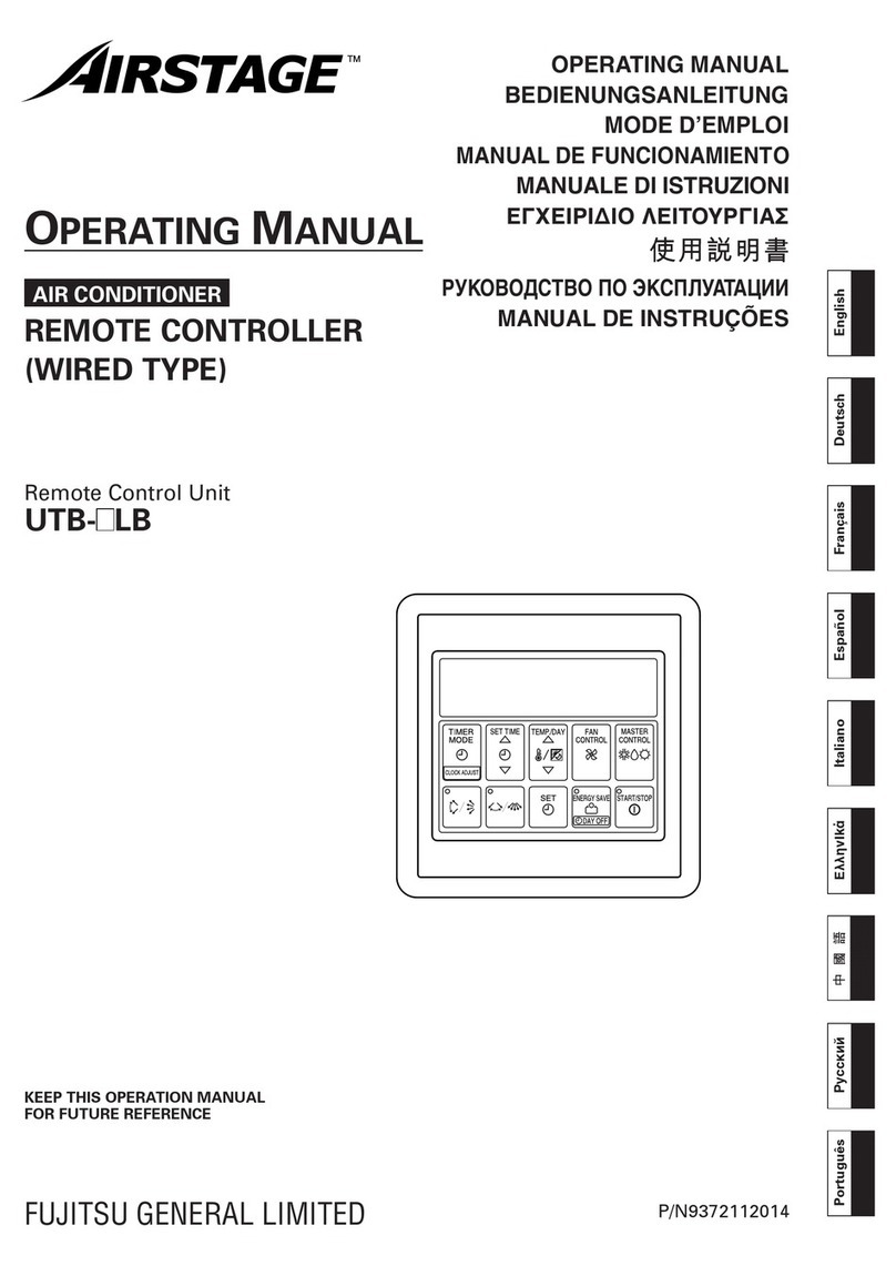 Fujitsu Airstage UTB- LB Series User manual