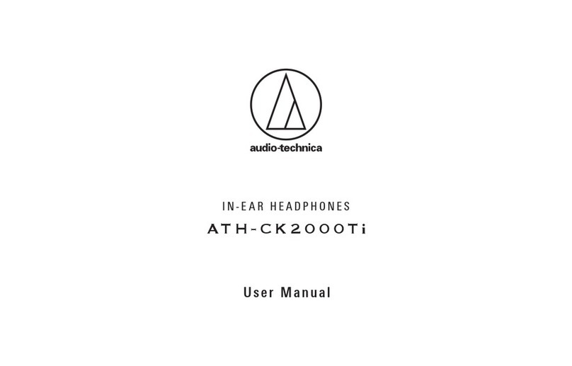 Audio Technica ATH-CK2000Ti User manual