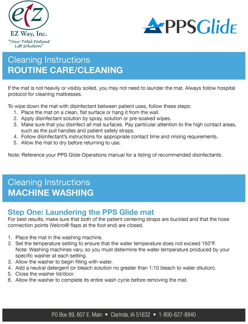 PPS GLIDE Cleaning instructions