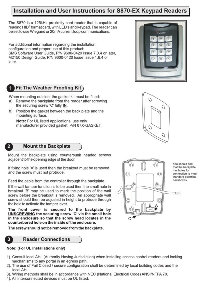 G4S S870-EX Installation and user instructions
