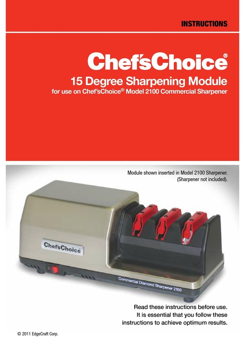Chef's Choice 2100 InstructionsFor use
