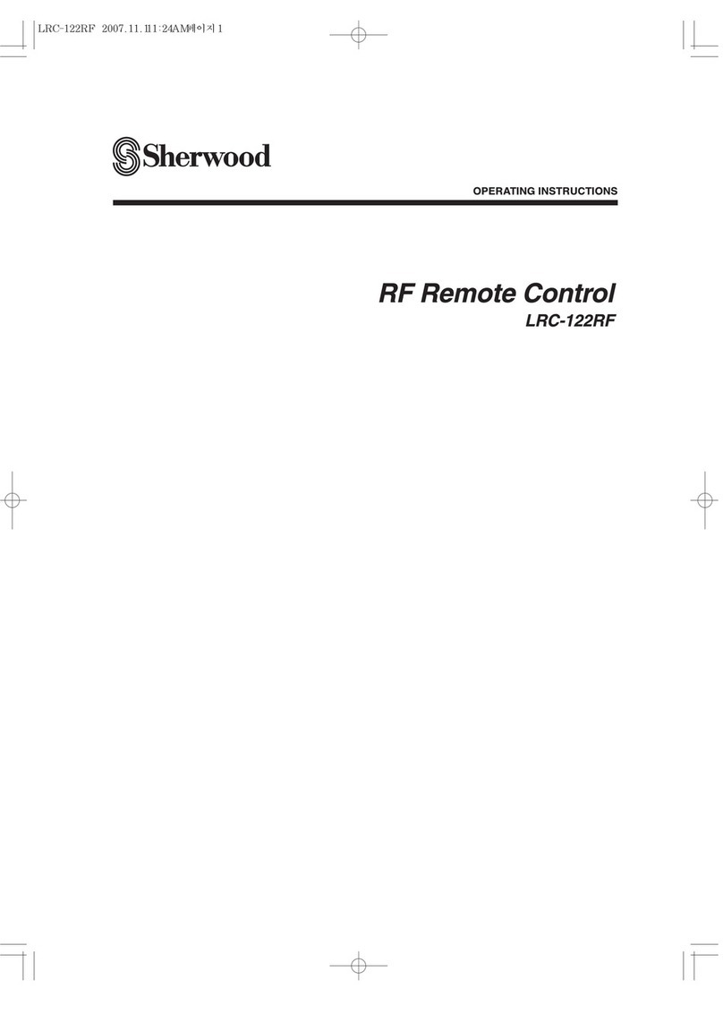 Sherwood LRC-122RF operating instructions
