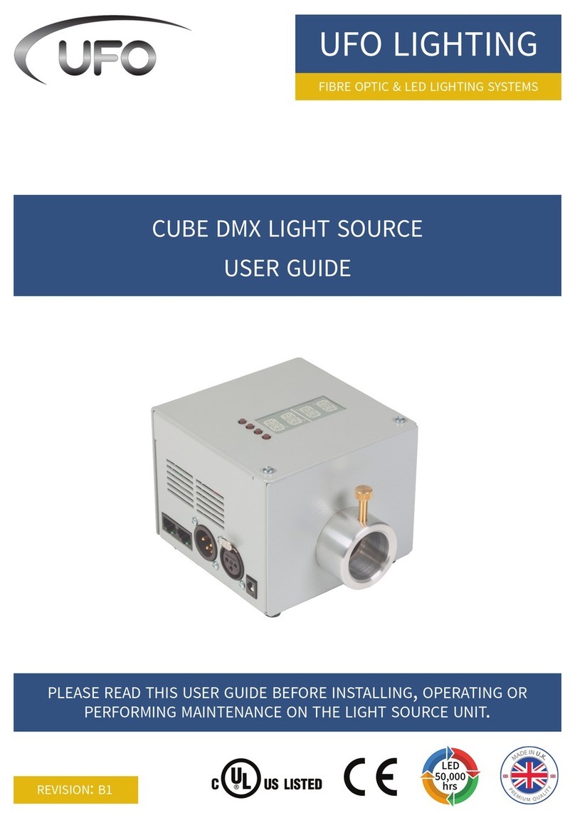 UFO Cube DMX user guide
