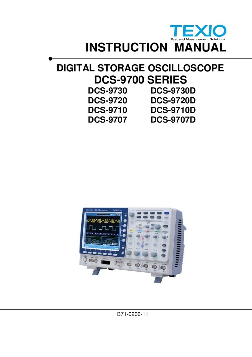 TEXIO DCS-9730 instruction manual