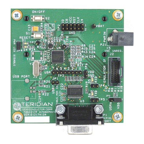 Teridian 73S1210F quick start guide