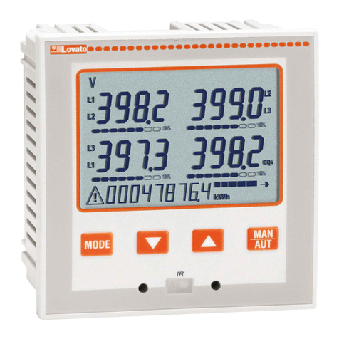 LOVATO ELECTRIC DMG610 instruction manual