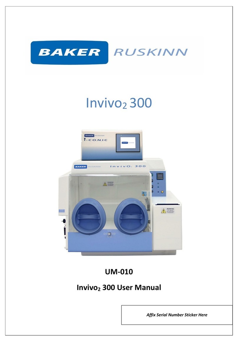 Baker Invivo2 300 UM-010 user manual