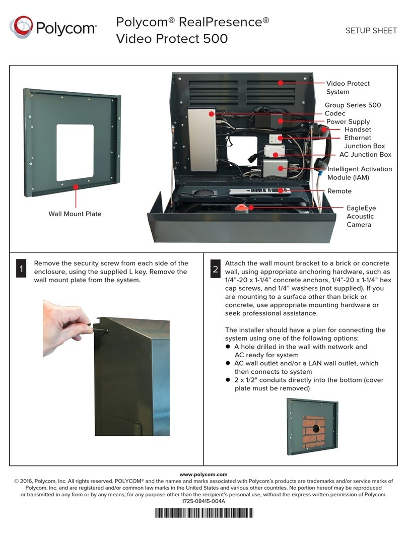 Polycom RealPresence Video Protect 500 Manual Polycom RealPresence Video Protect 500 Manual