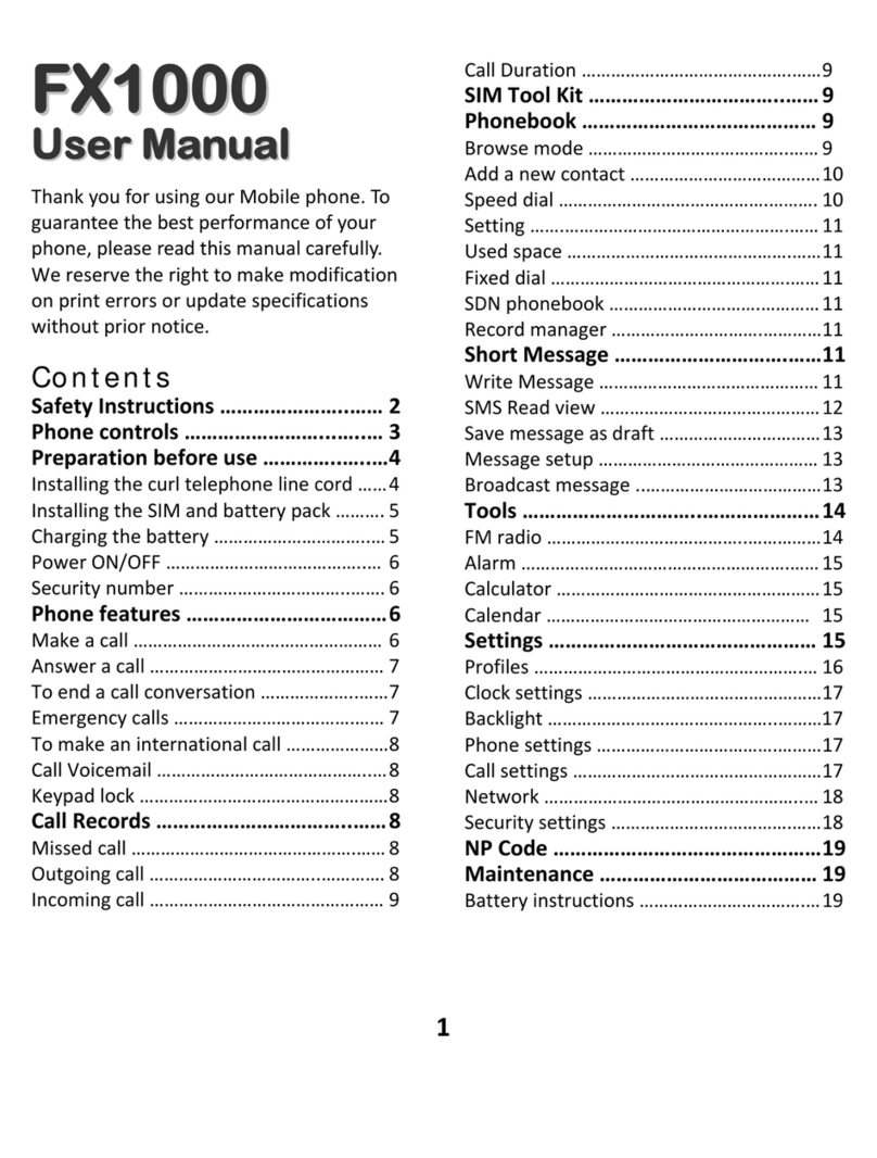 Mobile FX1000 user manual