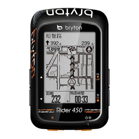 Bryton Rider 450 user manual