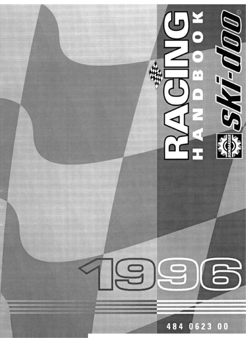 BOMBARDIER 1996 Ski-doo MX Z440 User manual