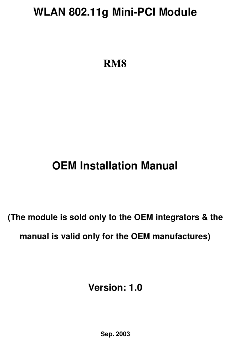 Wistron NeWeb RM8 installation manual