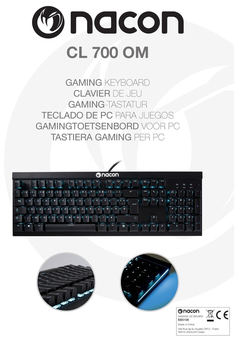 Nacon CL 700 OM manual