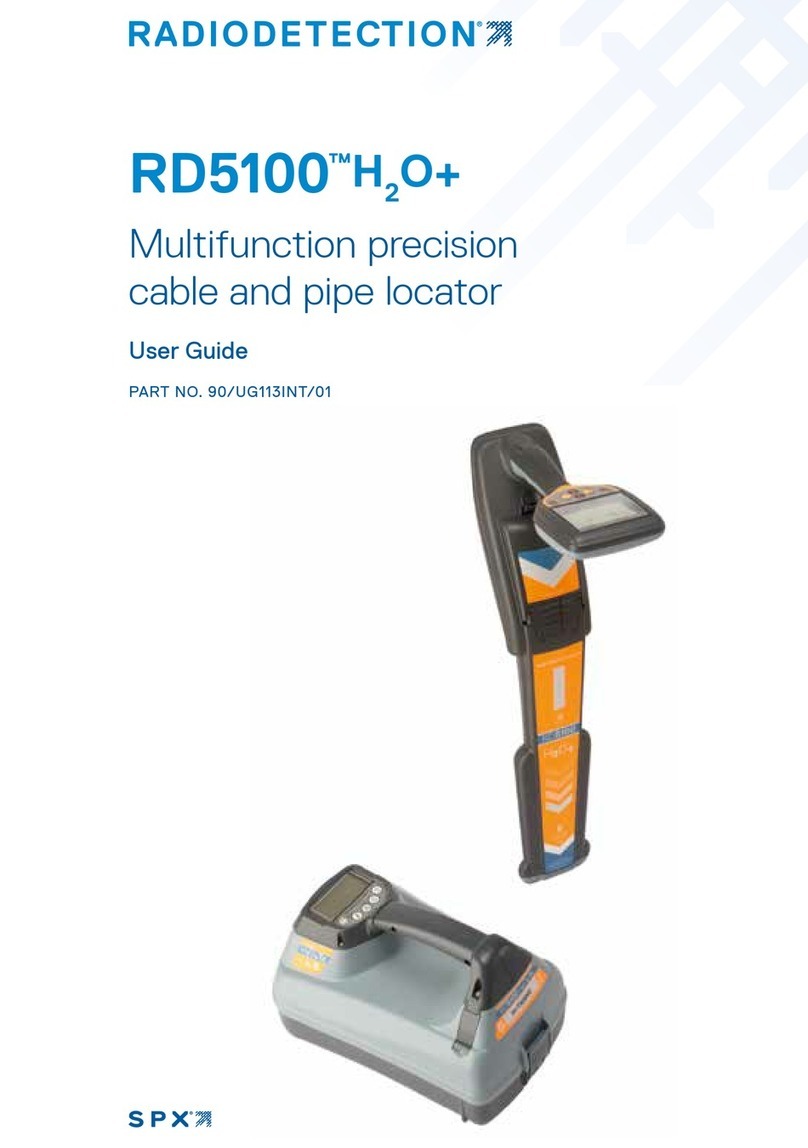 Radiodetection RD5100 H2O+ User manual