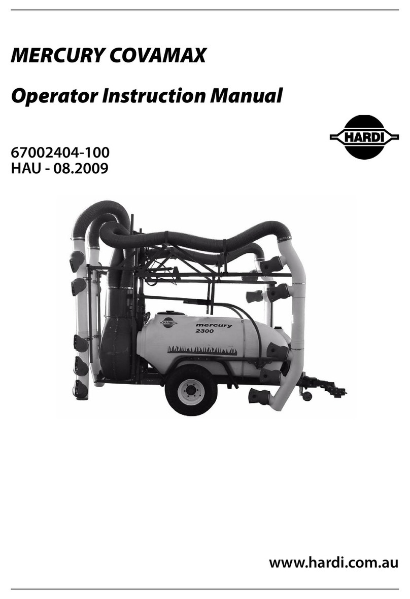 Hardi Mercury Covamax series Assembly instructions