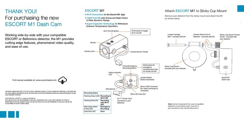 Escort M1 quick start guide