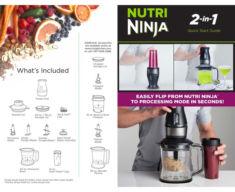 Ninja Nutri  QB3000 series User manual