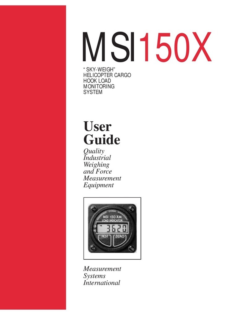 Measurement Systems Sky-Weigh MSI-150XM user guide
